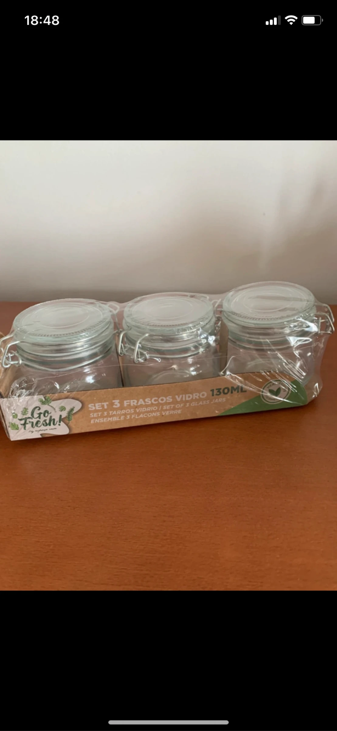 Conjunto de 3 frascos especiarias 